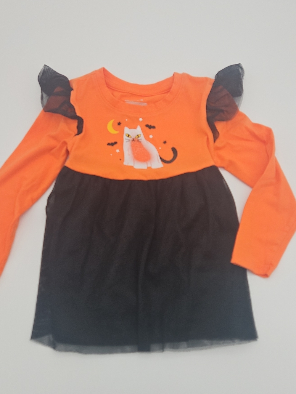 Girls Halloween Cat Dress